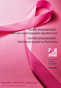 Octobre rose - Affiche ruban